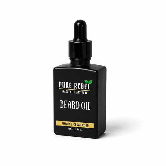 Pure Rebel Beard Oil - Amber & Cedarwood