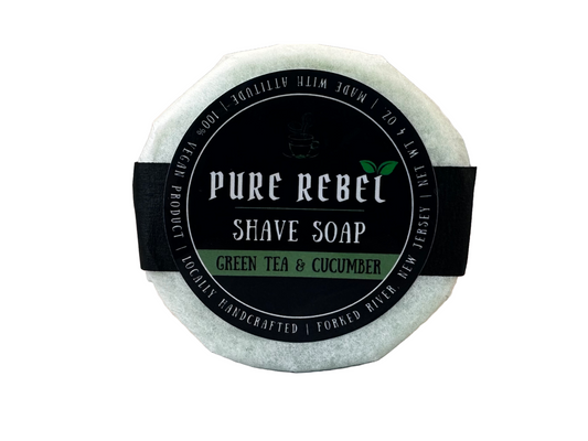 Pure Rebel Shaving Soap - Green Tea & Cucumber
