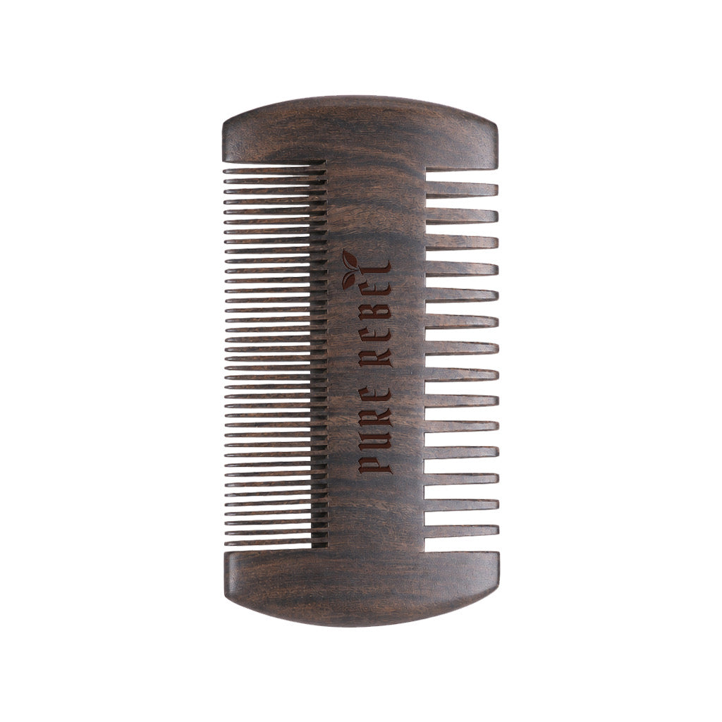 Pure Rebel Sandalwood Beard Comb