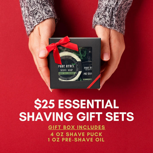Pure Rebel Green Tea & Cucumber Shave Set
